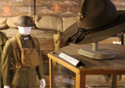 military hat and uniform world war one